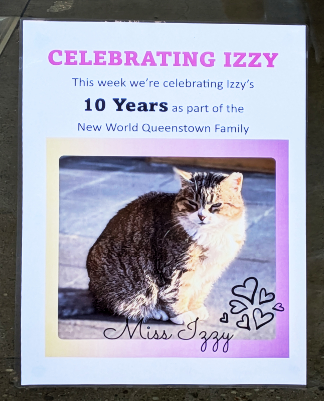 Izzy celebrates 10 years of owning the local supermarket